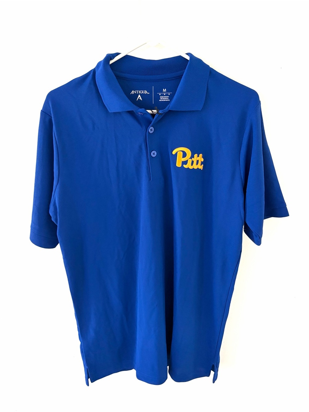 NWT Antigua Legacy Pique Pitt Panthers Performance Polo, Size: Medium